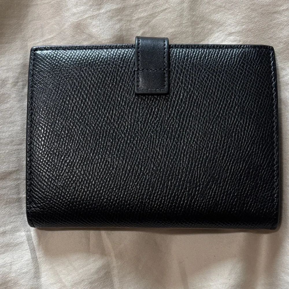 Celine Textured Black Leather Wallet - Picture 2 of 6